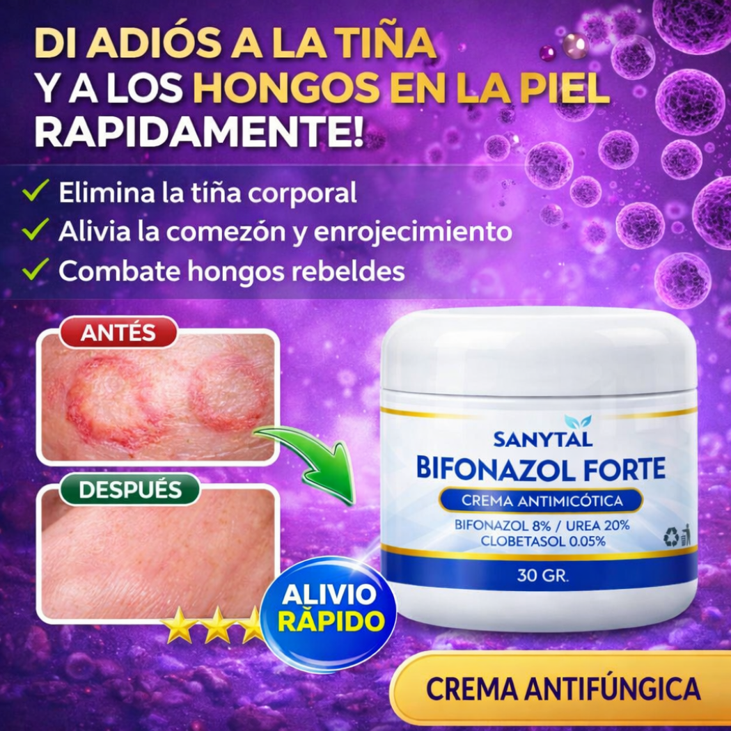BIFONAZOL (ELIMINA HONGOS EN LA PIEL)